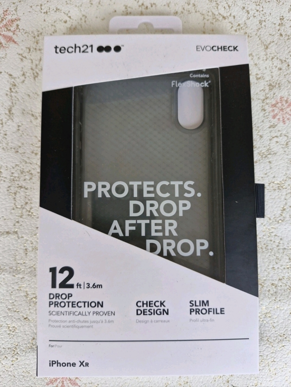 tech21 Evo Check Clear Smoke Phone Case - Translucent Gray